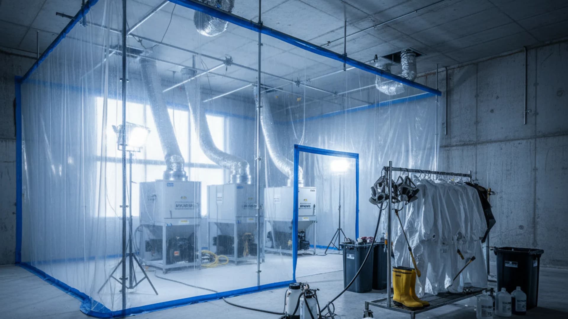 Commercial mould remediation equipment