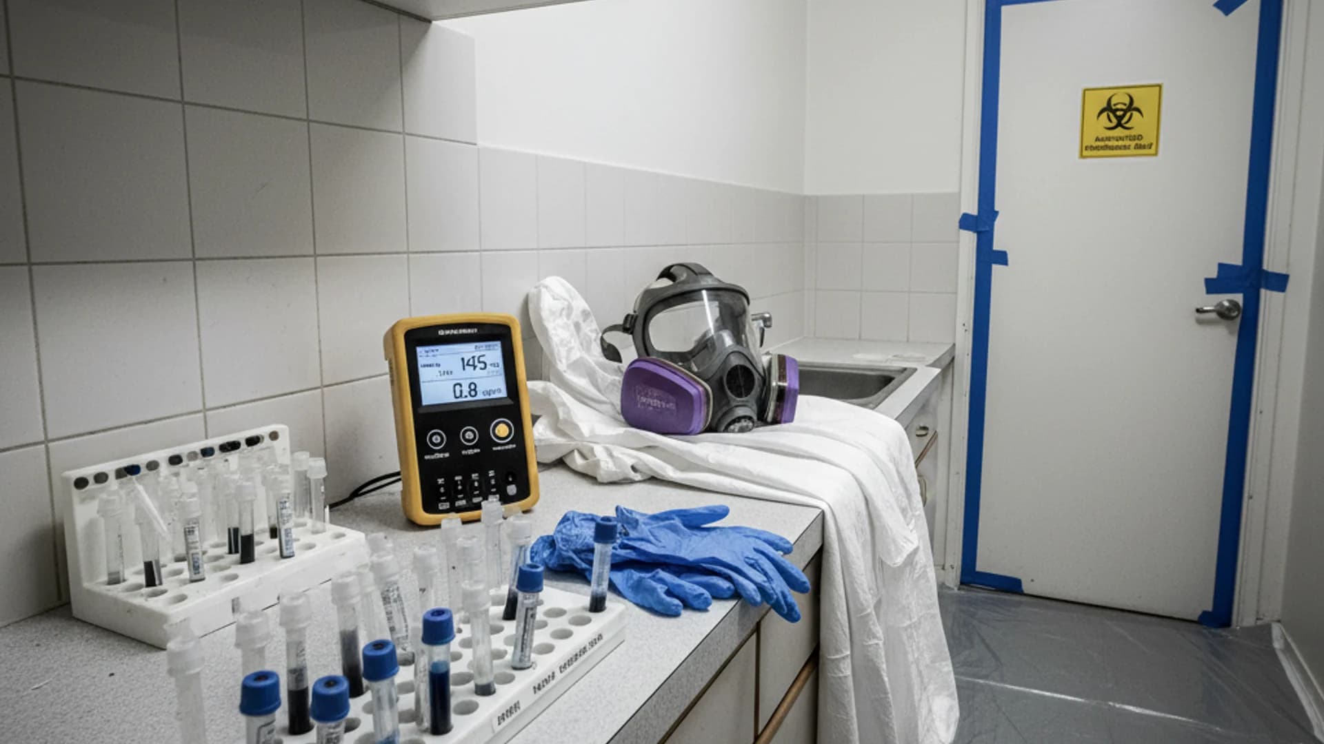 Professional chemical decontamination equipment