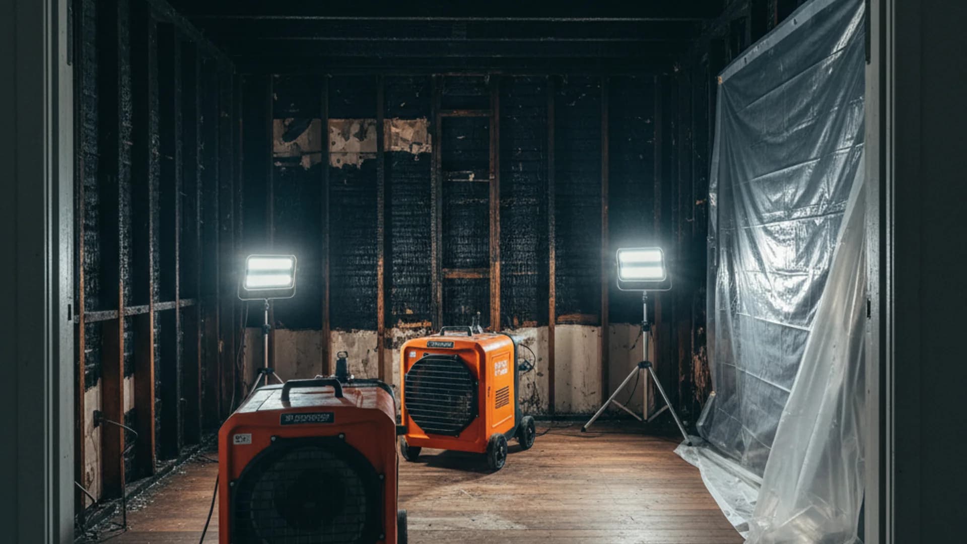 Fire damage restoration and structural assessment